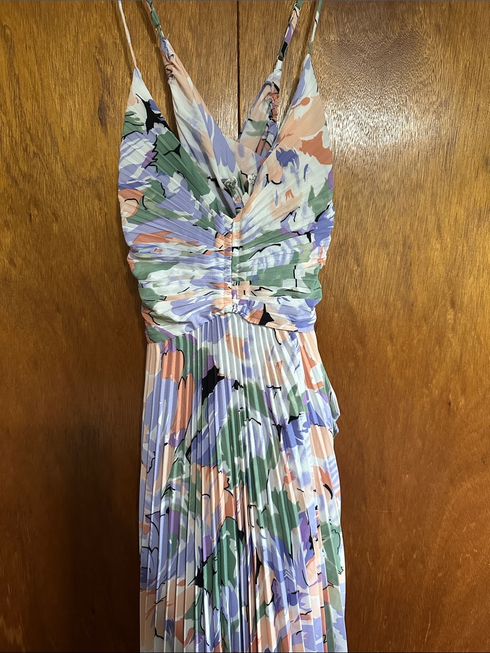 ASTR the Label Blythe Floral Plisse Midi Dress - Picture 3 of 10